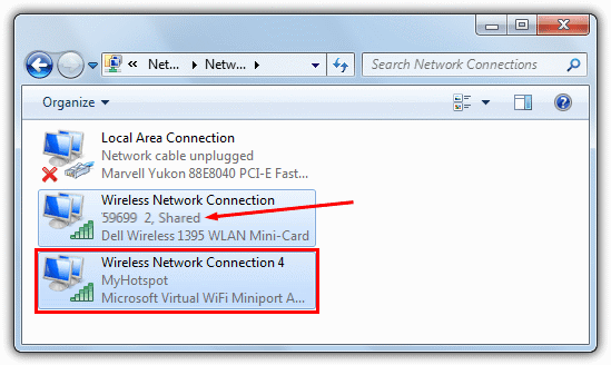 نصب یک Hotspot  بر روی رایانه خود