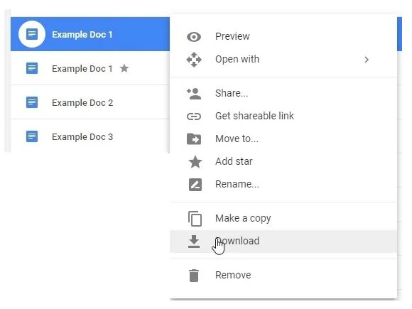 تبدیل در Google Drive