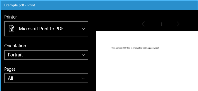 پرینت به  PDF