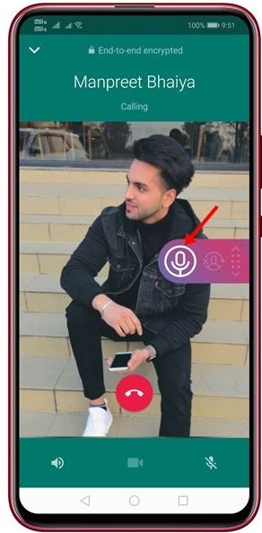 ضبط مکالمات واتساپ اندروید