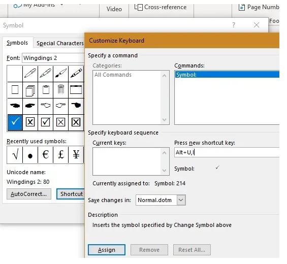 "Wingdings 2" را به عنوان فونت انتخاب کنید
