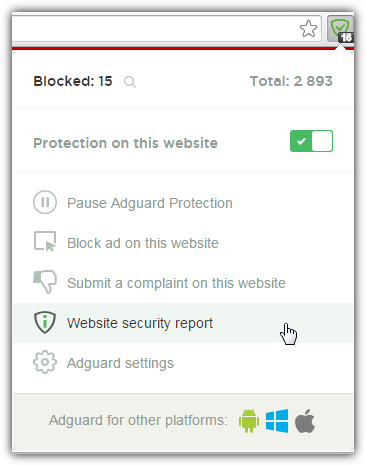 Adguard برای کروم