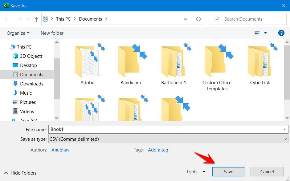 تبدیل TXT به CSV