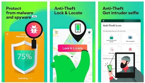 برنامه Kaspersky Mobile Antivirus