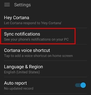روی Sync Notifications  ضربه بزنید
