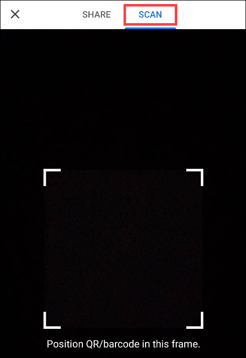 اسکنر کد qr chrome