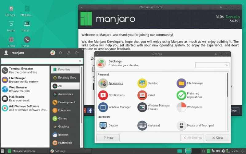  بهترین توزیع لینوکس - Manjaro Linux