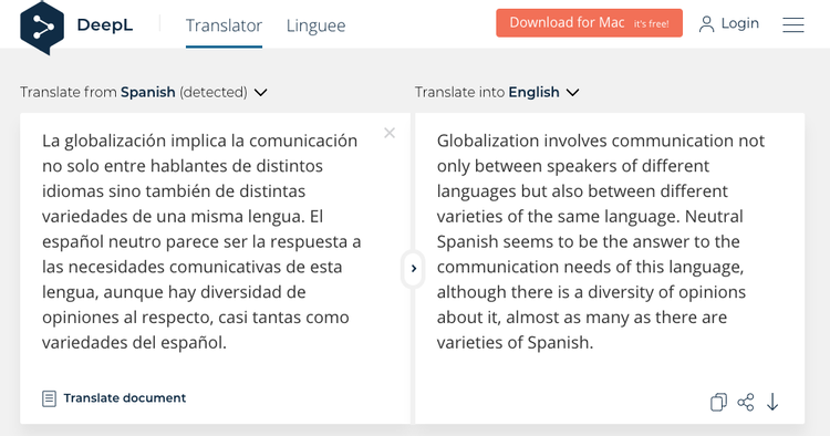 افزونه DeepL Translator
