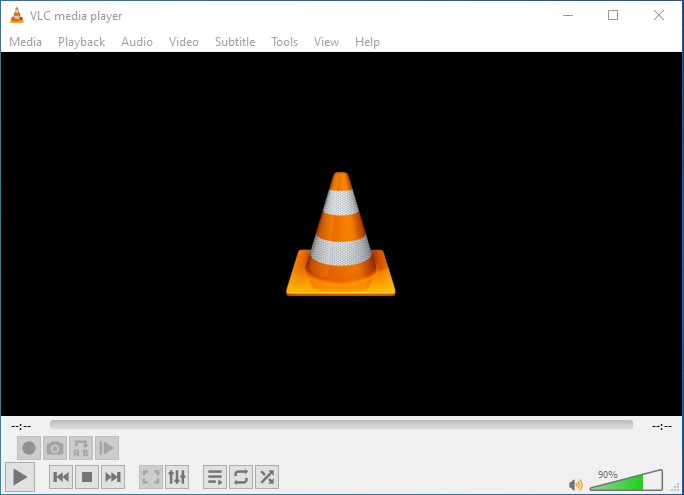 برنامه VLC media player را راه اندازی کنید