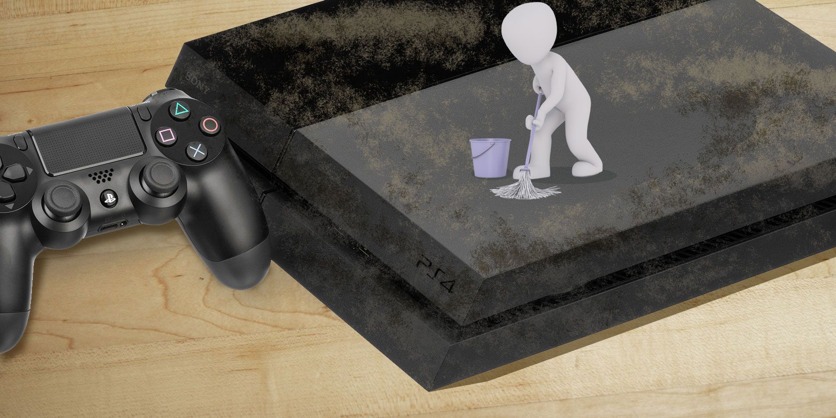 تمیز کردن PS4 