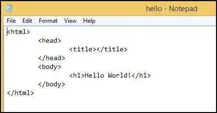 Notepad ویندوز 