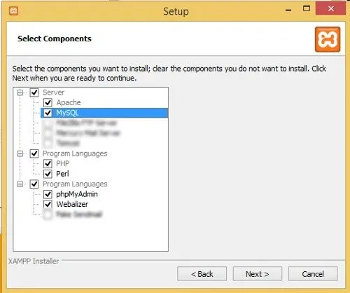 نصب  Xampp  برای  ویندوز 
