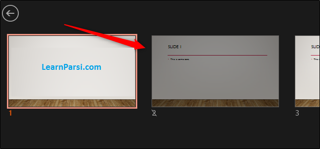 پنهان کردن  اسلاید در PowerPoint