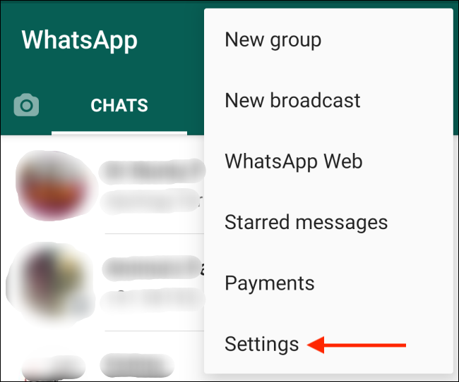 حذف کامل حساب واتساپ 