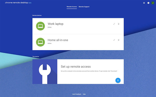 نرم افزار Chrome Remote Desktop