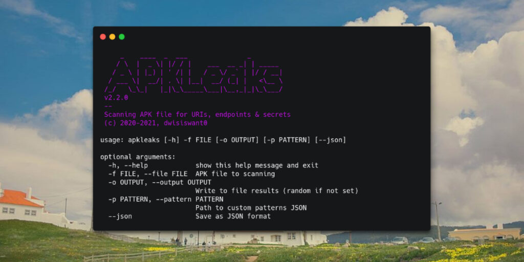 اسکن فایل apk 