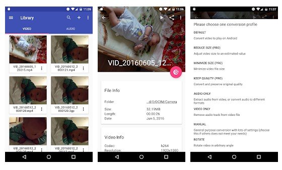 برنامه مبدل صوتی و تصویری  برای اندروید 