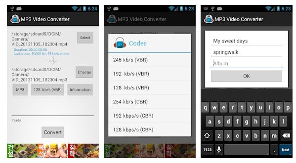 برنامه MP3 Video Converter