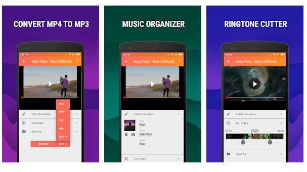 برنامه مبدل ویدیو به MP3 برای اندروید