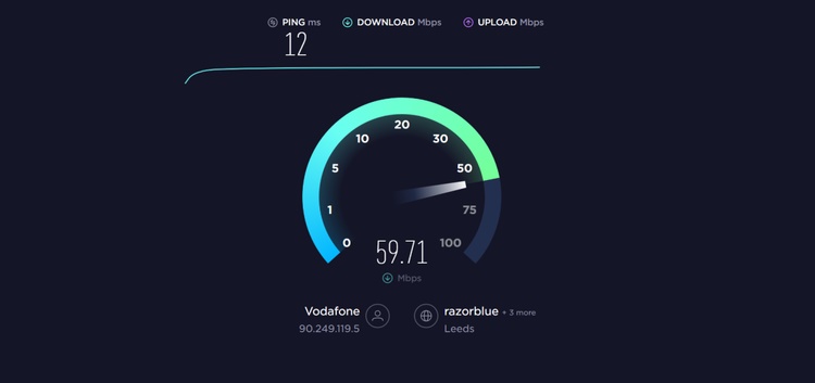 بررسی سرعت اینترنت 