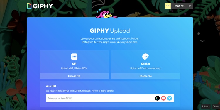 بارگذاری GIPHY