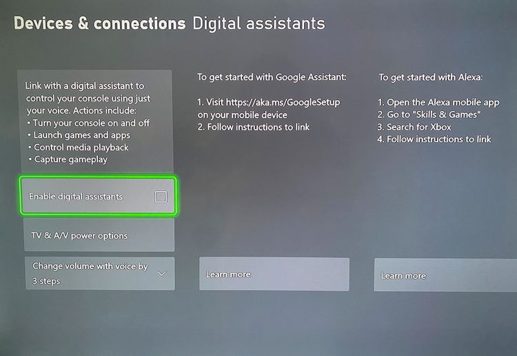 راه اندازی دستیار دیجیتال Xbox