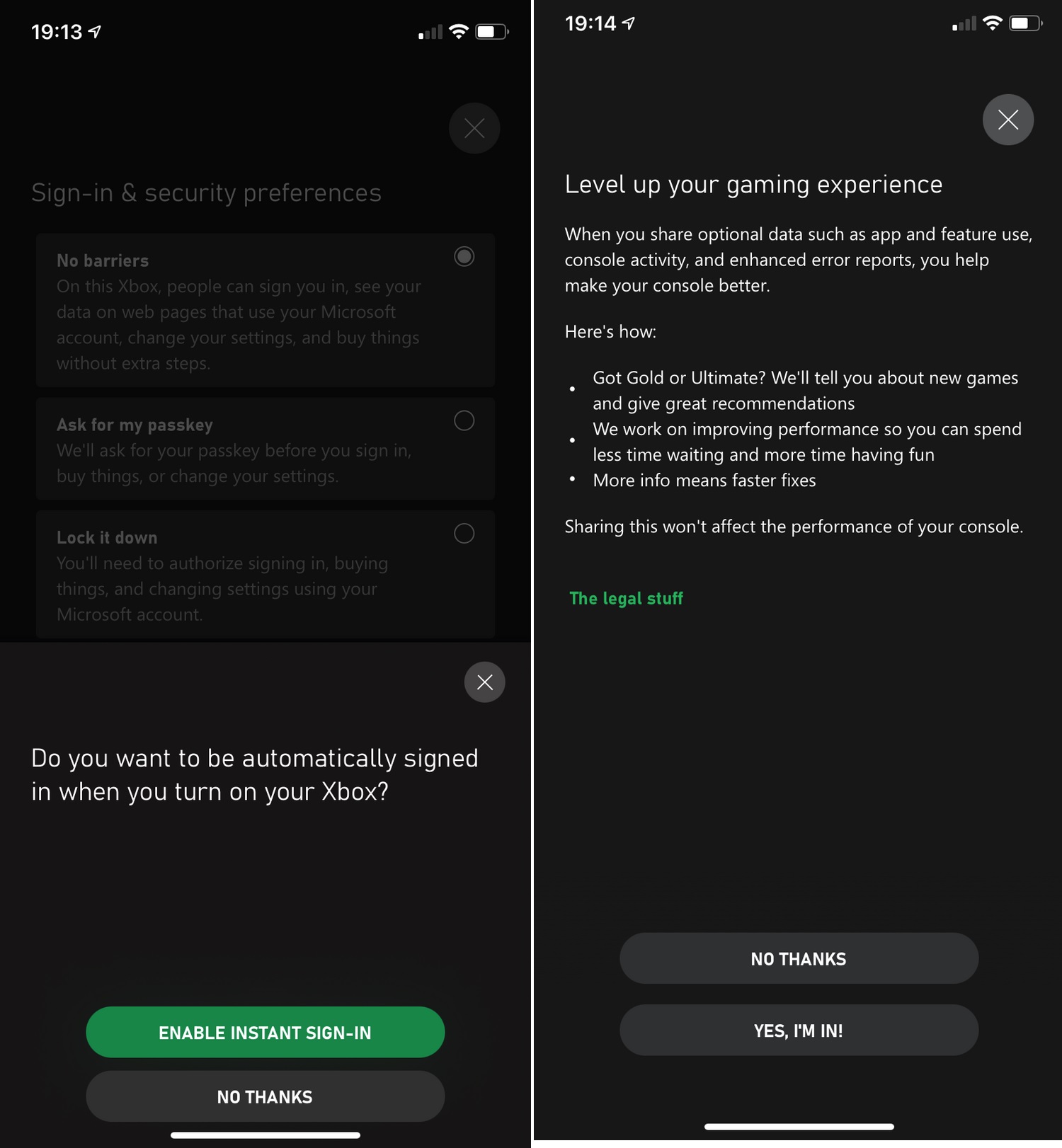 نمایه امنیتی Xbox