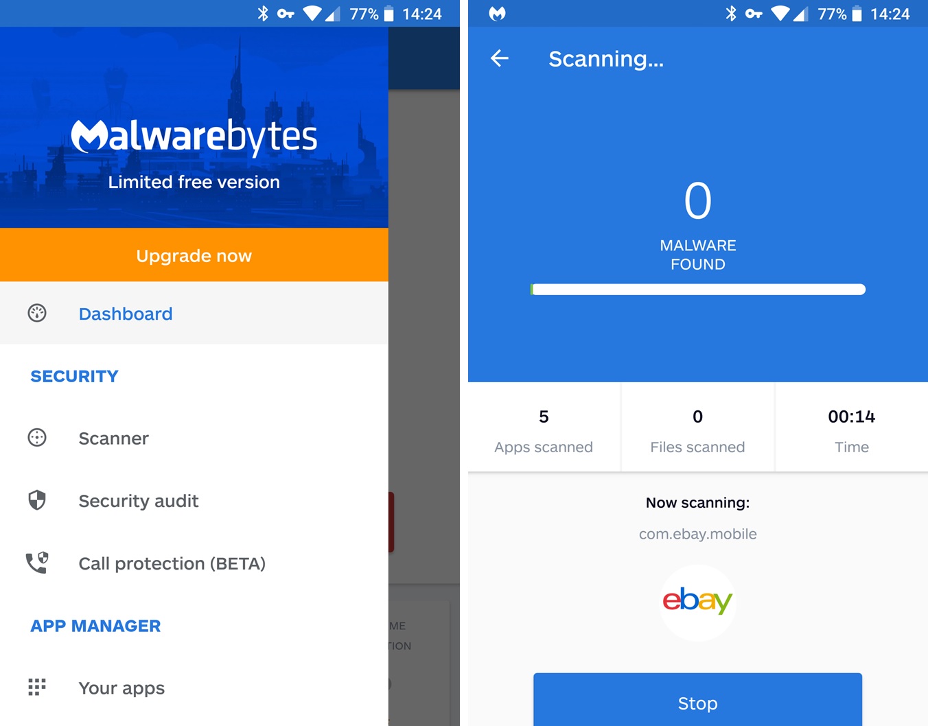 آنتی ویروس Malwarebytes