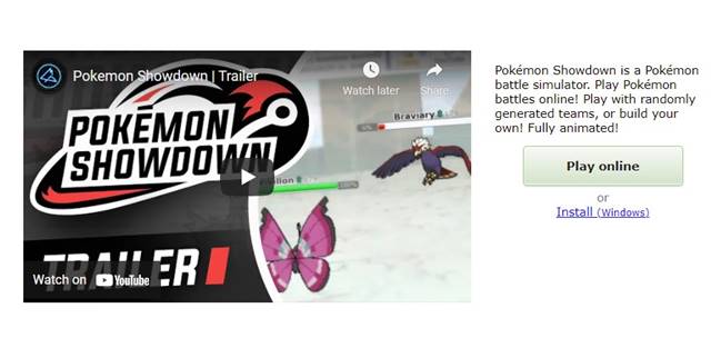 Pokemon Showdown