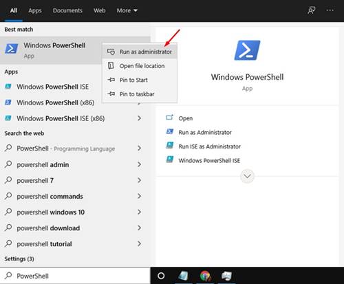  راه اندازی Powershell 