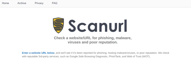 با ScanURL مطمئن شوید که آیا یک URL امن است