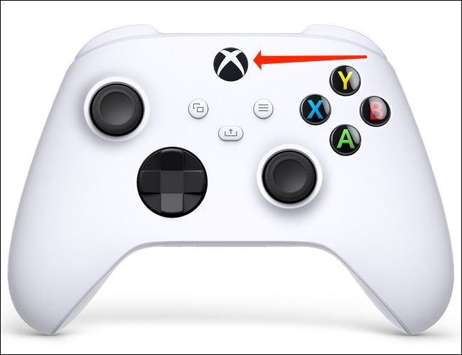 روشن کردن دسته Xbox 