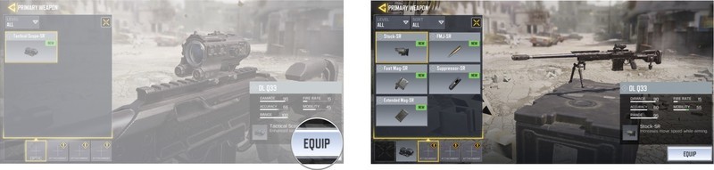 آپدیت اسلحه در call of duty mobile