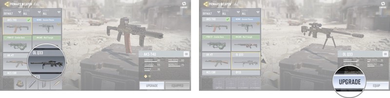 Upgrade سلاح 