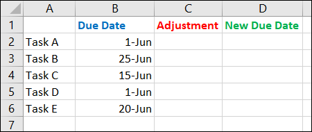  تنظیمات تاریخ در Excel 