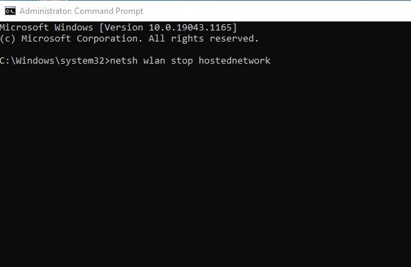 خاموش کردن hotspot ویندوز 10