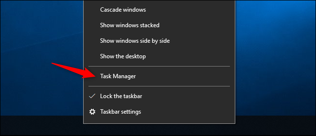 باز کردن Task Manager