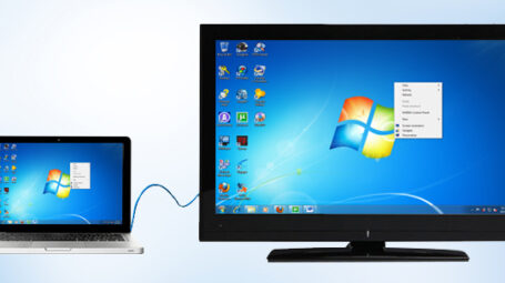 اتصال لپ تاپ به تلویزیون LCD