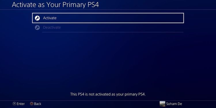 PS4 خود را به عنوان PS4 اصلی خود تنظیم کنید