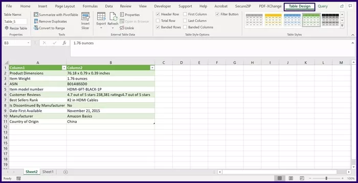 بازخوانی داده های وب در MICROSOFT EXCEL