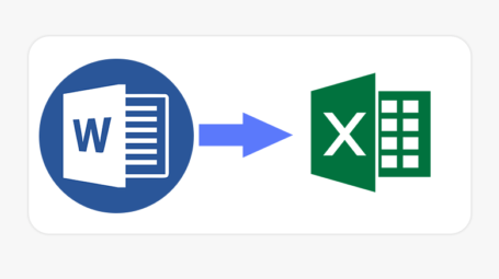 تبدیل سند Word به Excel