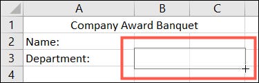 ساخت  فرم در Excel