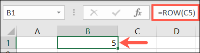 فرمول ROW 