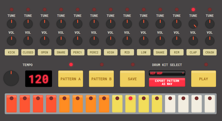 Virtual Drum Machine