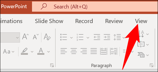  تب "View"