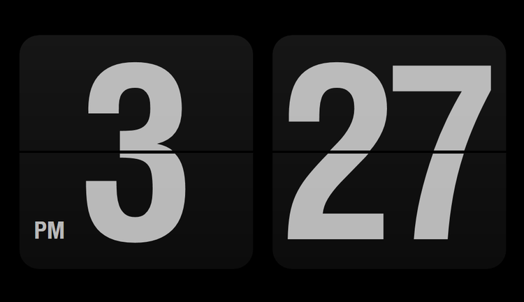 برنامه  ساعت   Flip Clock  