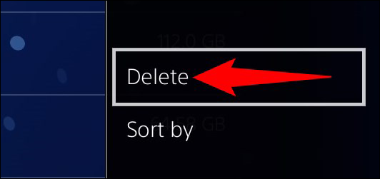 اموزش حذف بازی در ps4