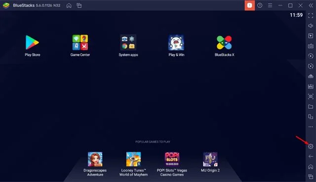 پاک کردن کش در BlueStacks