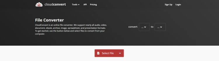 سایت تبدیل فرمت CloudConvert