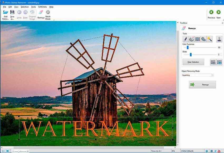 Photo Stamp Remover